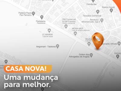 Agende já uma visita a nossa nova casa.