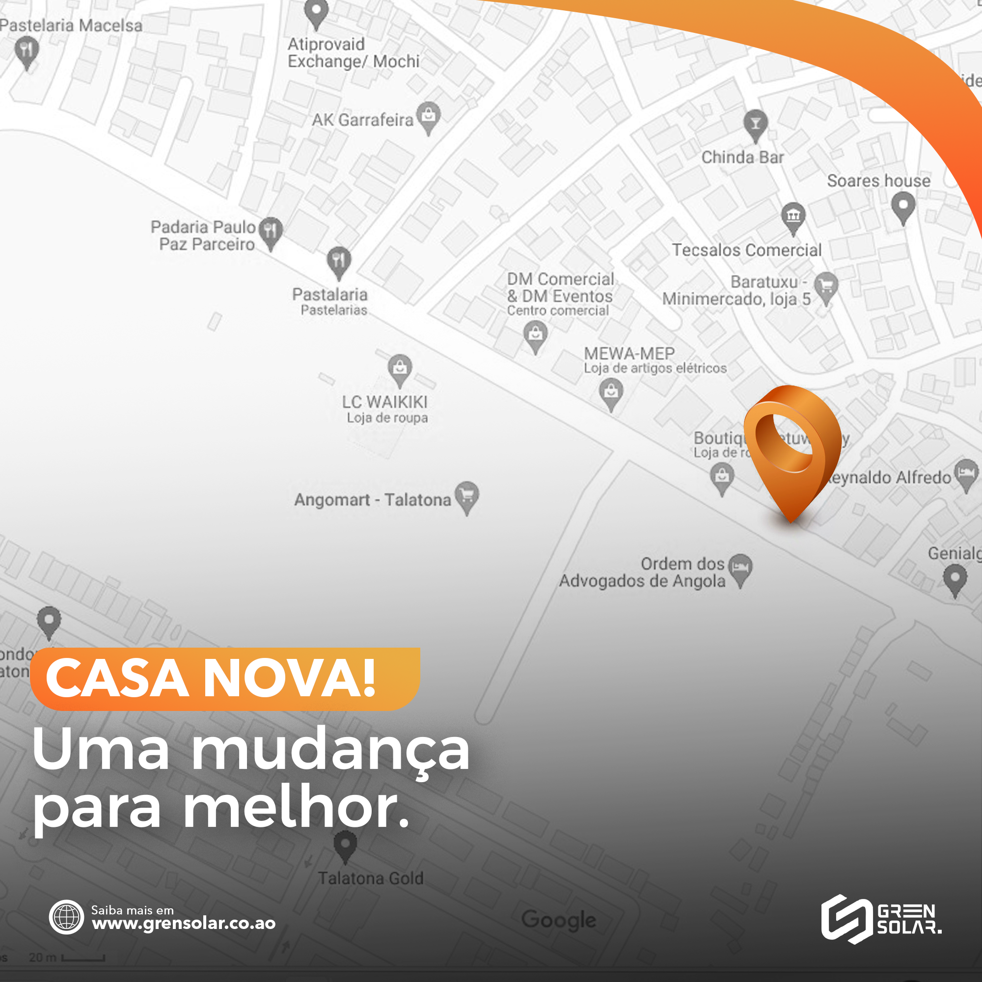 Agende já uma visita a nossa nova casa.